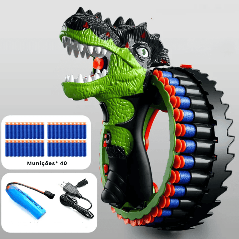 Arma de Brinquedo Elétrica e Automática que Dispara Dardos EVA - DINOGUN® - 46% OFF SOMENTE HOJE - Conectta Web