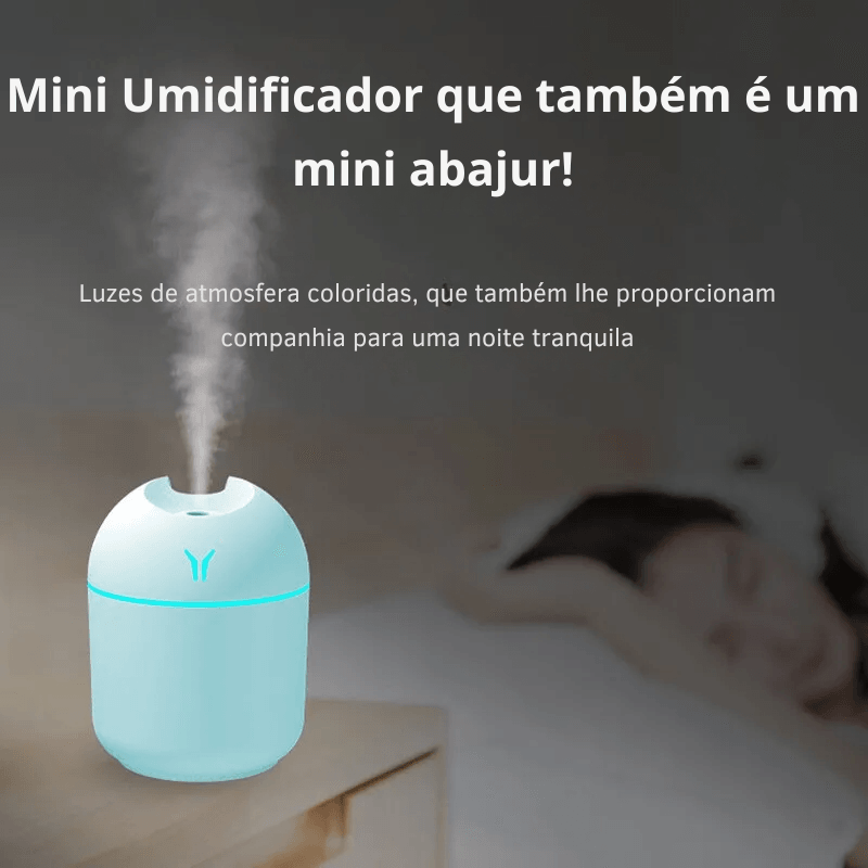 Mini Umidificador de Ar Ultrassônico HI FOG© - Conectta Web