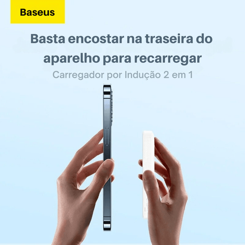 Carregador Portátil Magnético por Indução Baseus® - Conectta Web