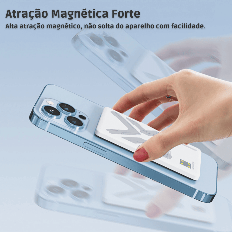 Carregador Portátil Magnético por Indução Bettdow®