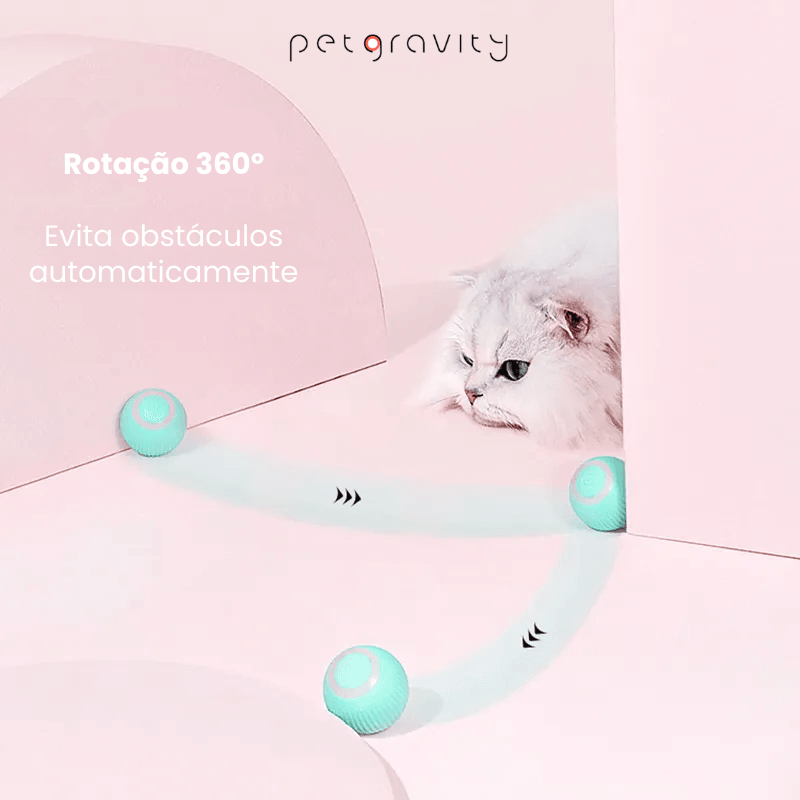 Bolinha Inteligente PetGravity© que se Move Sozinho - Conectta Web