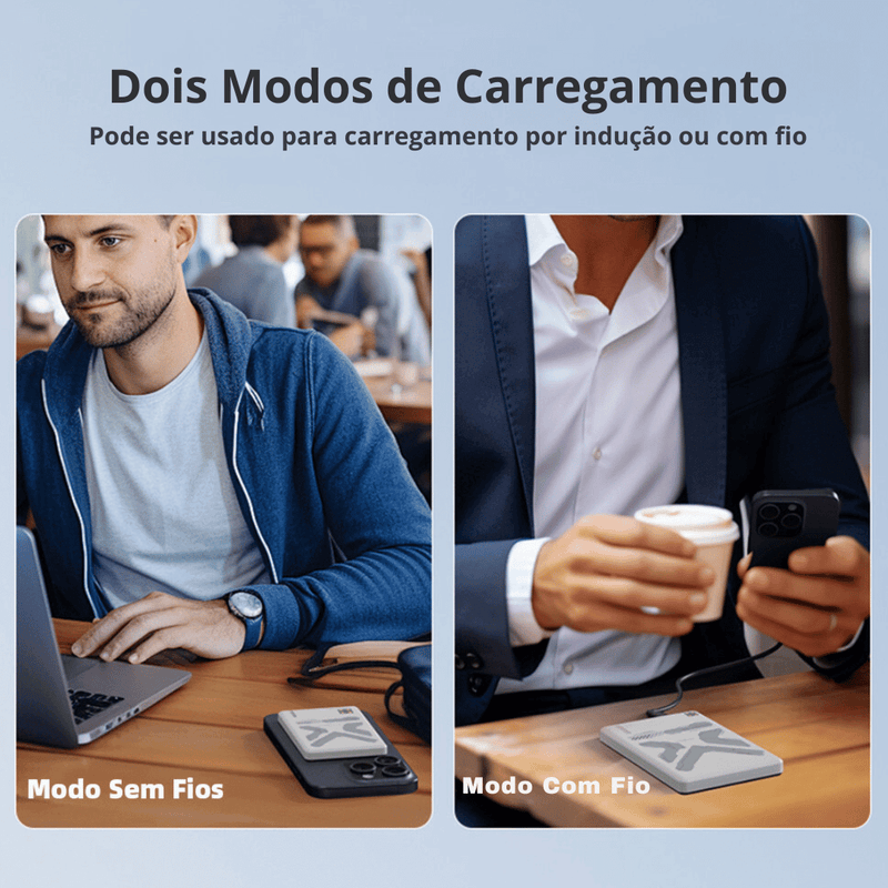 Carregador Portátil Magnético por Indução Bettdow®