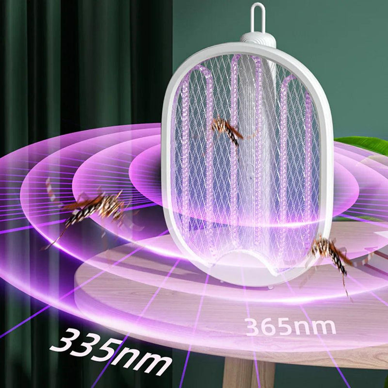 Mata-mosquitos elétrico 2 em 1 doméstico USB dobrável - Conectta Web